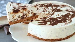 No Bake Stracciatella Cheesecake