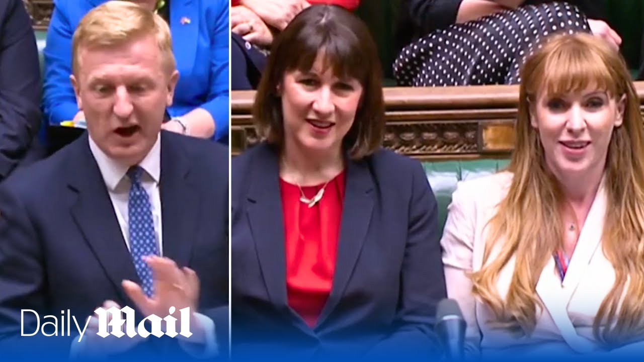 ‘The Phil and Holly of British politics!’ Parliament erupts at Deputy PM Oliver Dowden’s Labour jab