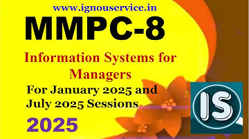 IGNOU MMPC-8 Solved Assignment 2025 for January 2025 and July 2025 Sessions