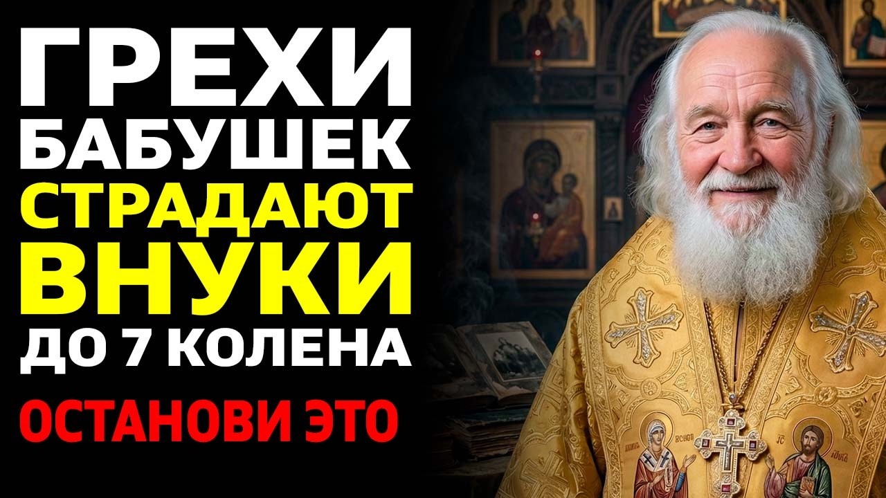 БАБУШКИНЫ ГРЕХИ переходят на внуков! Как разорвать цепь проклятия? Откровение священника