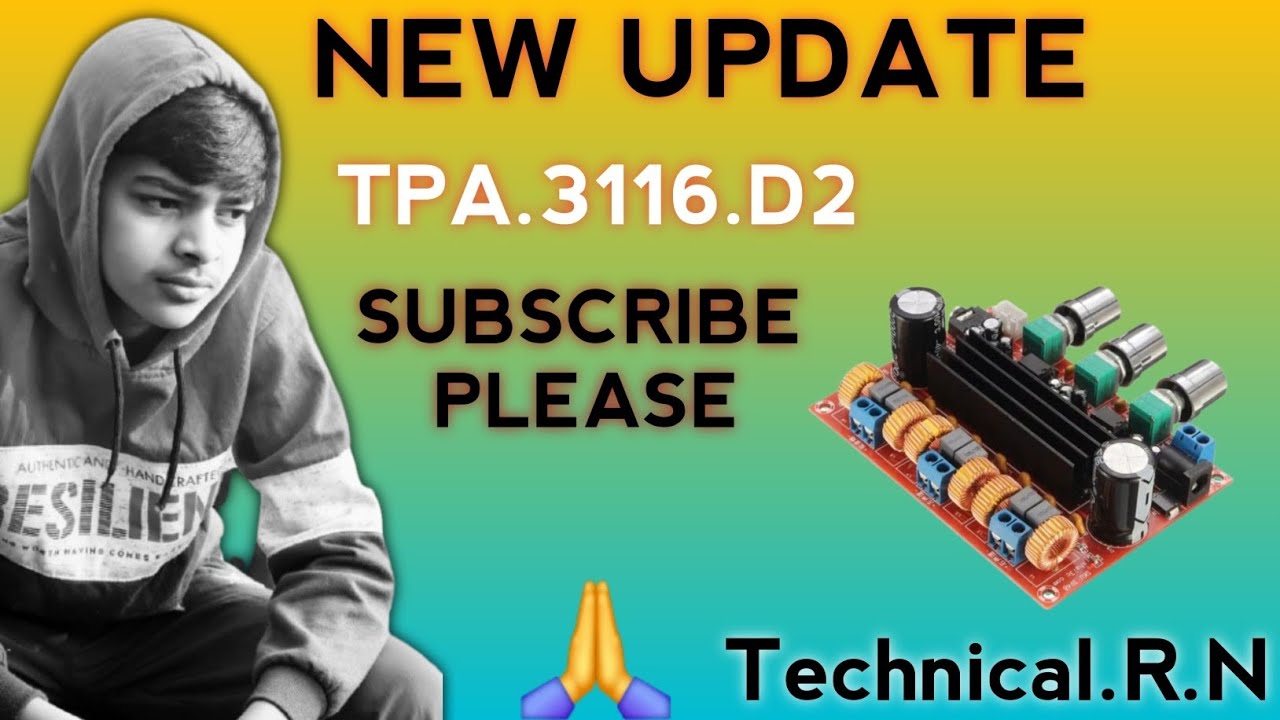 TPA.3116.D2 Class d amplifire board full testing 