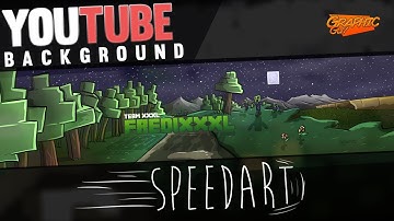 Youtube Background Speedart (Minecraft)