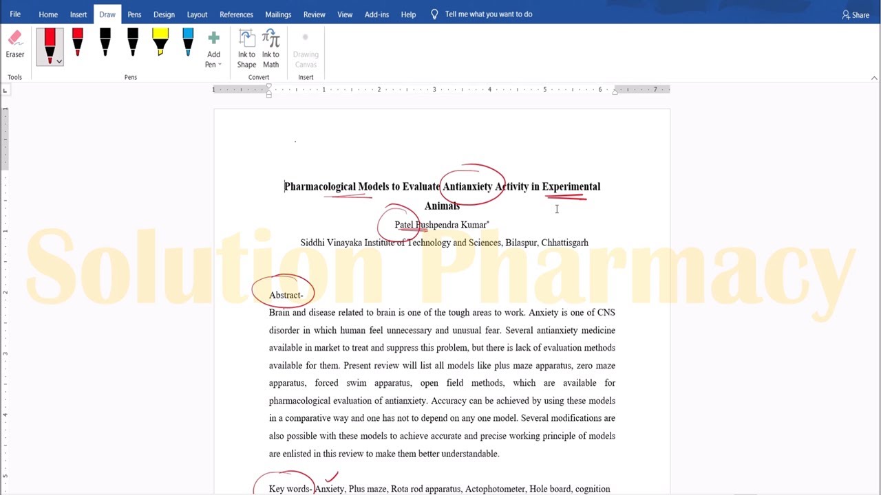 how to write review article medicine