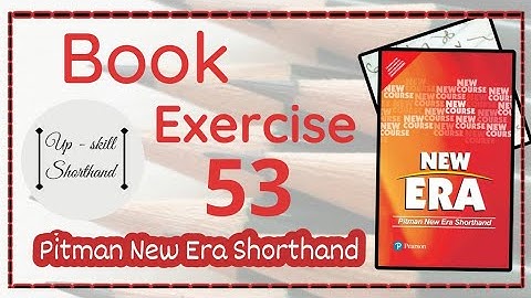 Pitman Solved Exercise - 53 | Pitman New Era Shorthand | English Shorthand #pitmannewera, #shorthand