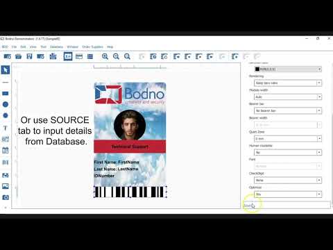 How to create an internal database - Bodno ID Card Software
