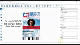 How to create an internal database - Bodno ID Card Software screenshot 4