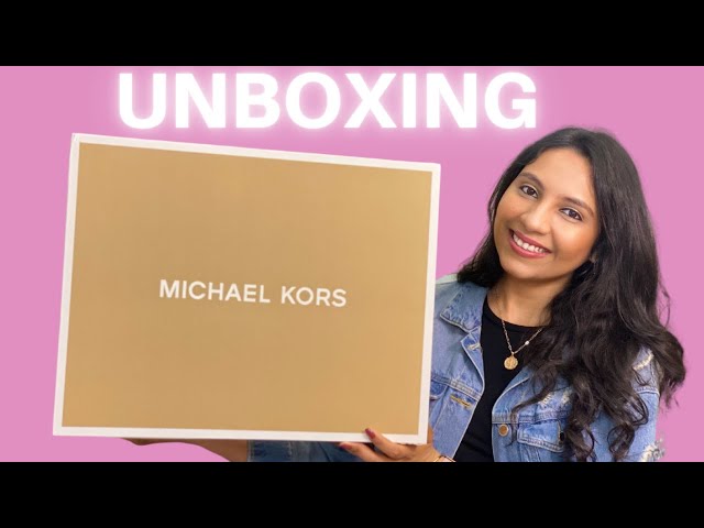 Michael Kors backpack unboxing 