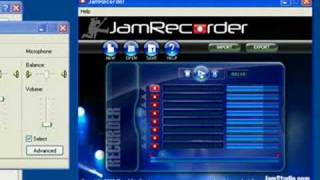 JamRecorder XP audio setup