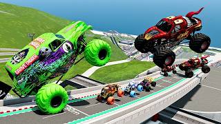 Epic High Speed Monster Truck and Car Jumps #54 – BeamNG Drive | BNG Astar screenshot 1
