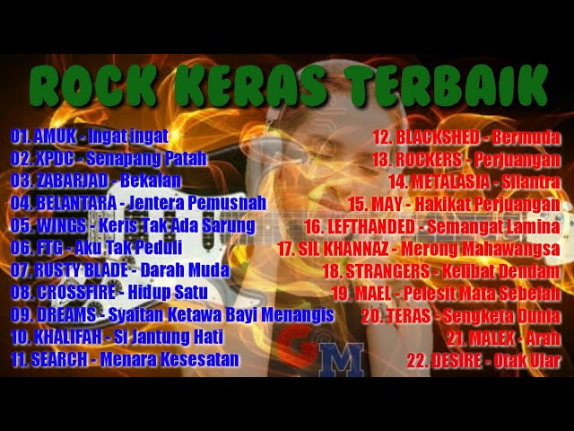 22 Rock Keras Malaysia | Muzik Kapak Terbaik u0026 Popular class=