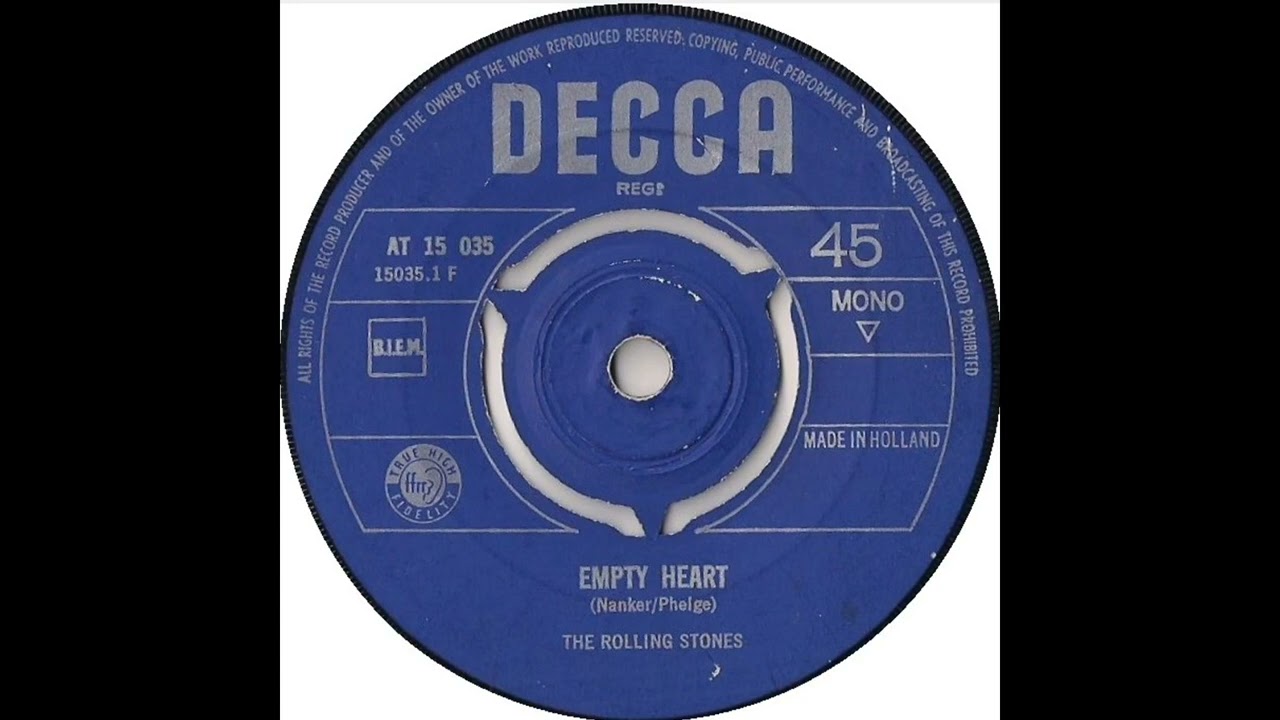 The Rolling Stones - Empty Heart - Decca Records Holland released