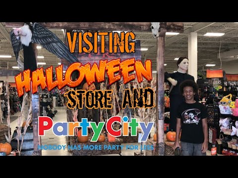 VISITING * SPIRIT HALLOWEEN STORE AND PARTY CITY* 2018 - YouTube