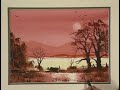 Frank Clarke Simply Painting Moonlit Meadow, Ireland