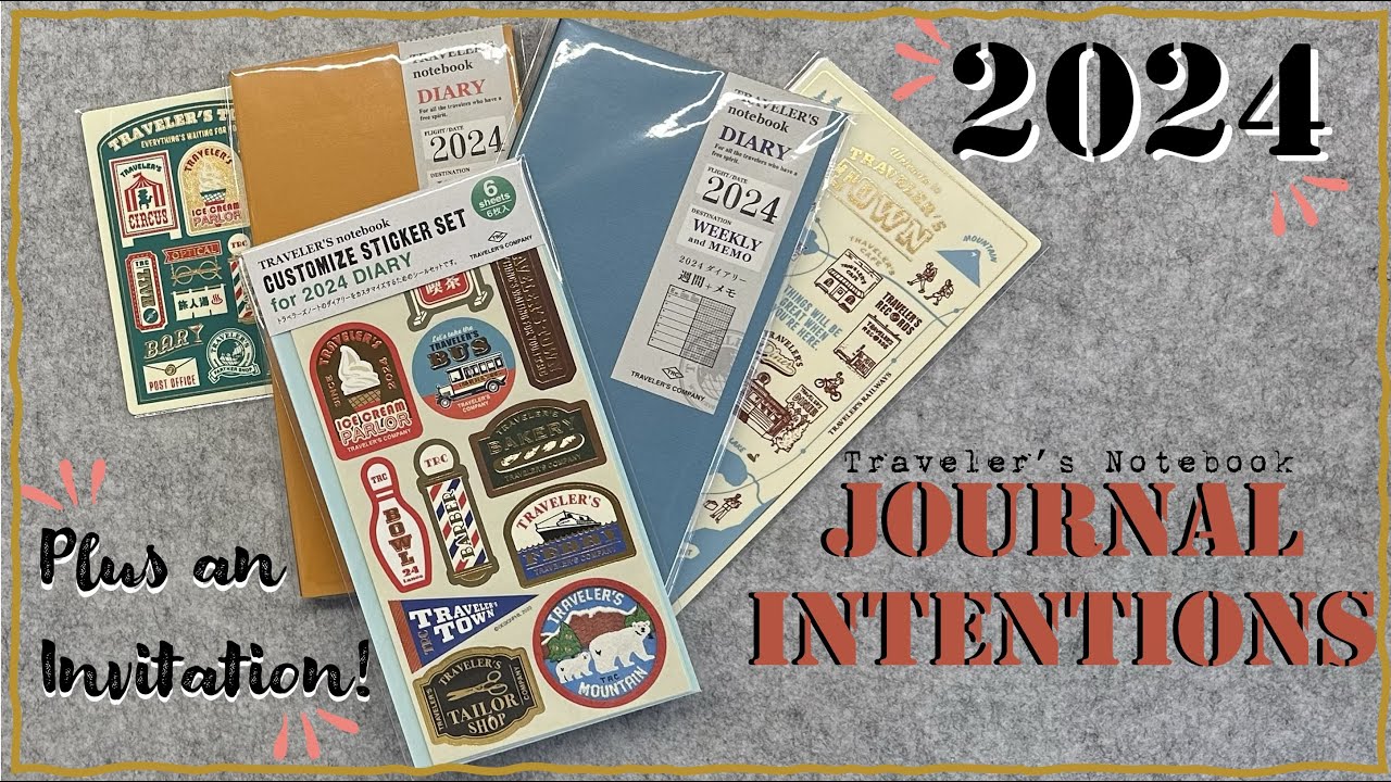 ✨2024 Journal Intentions✨ You're Invited 📜 To A Year of Journal Prompts😃 