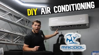 How to Install MR Cool DIY Mini Split (DREAM Garage Build 2021) by Taco Rick 1,478 views 2 years ago 10 minutes, 6 seconds