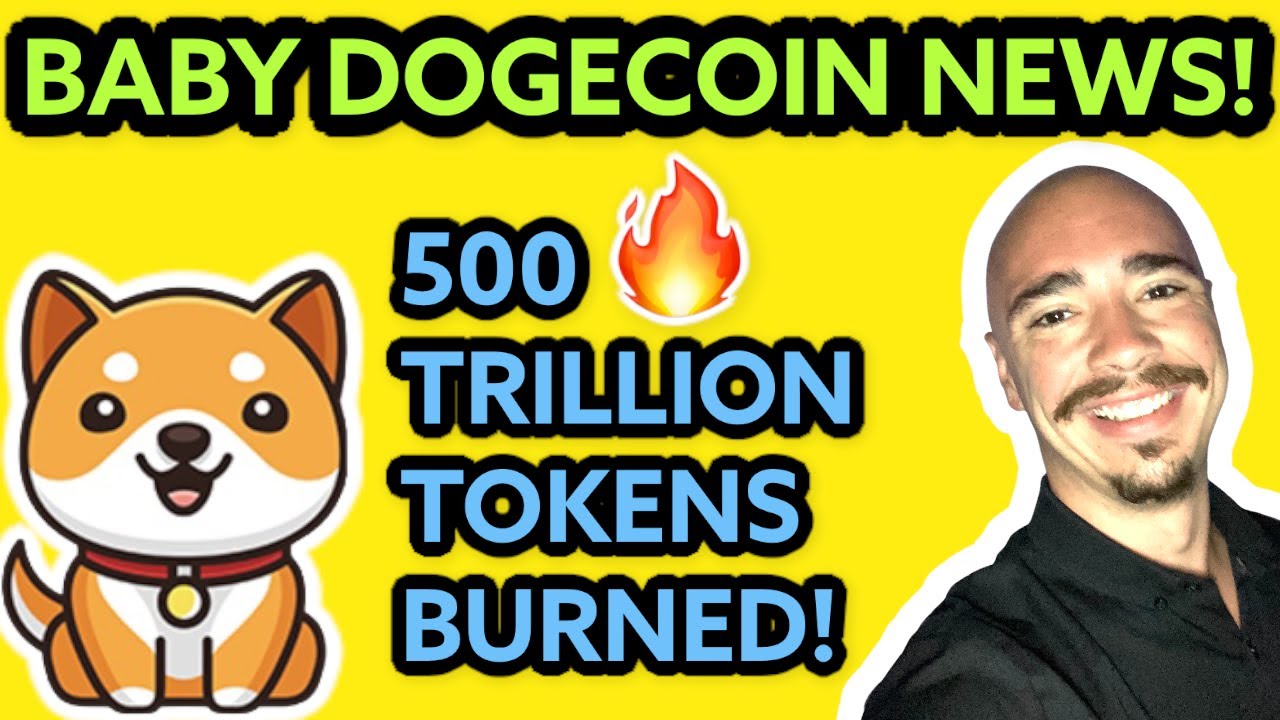 BABY DOGECOIN NEWS TODAY: BURNING 500 TRILLION TOKENS THIS FRIDAY.