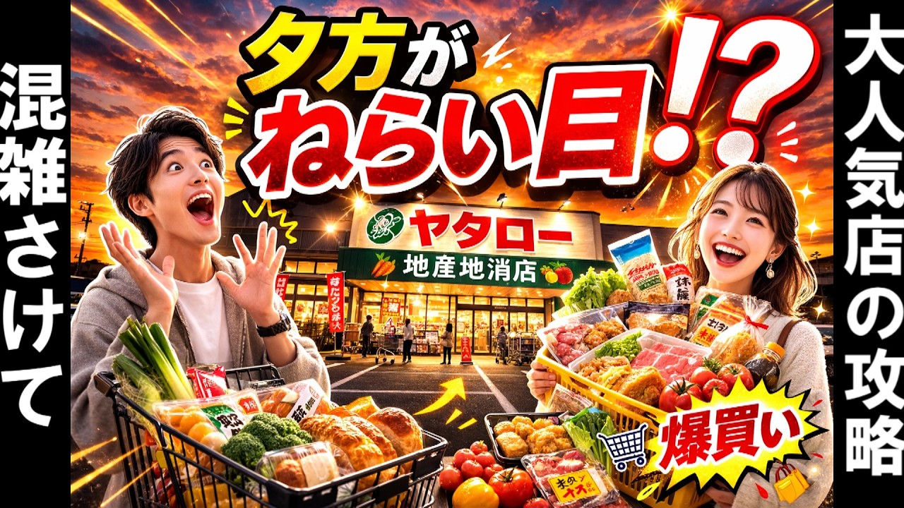 夕方が穴場!? ヤタロー地産地消店で爆買いしたら衝撃だった