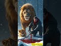 Baby Lion saved His Mother's By helping Man #clayminiature #miniatures #lion #saved #saveanimals