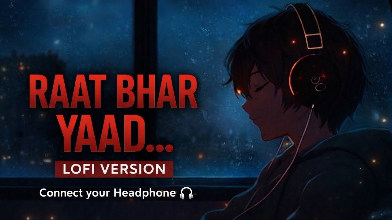 Raat Bhar Yaad Aati Rahi…  | 2AM Alone? Listen This Once | Hindi Breakup Song | Slowed + Reverb Lofi