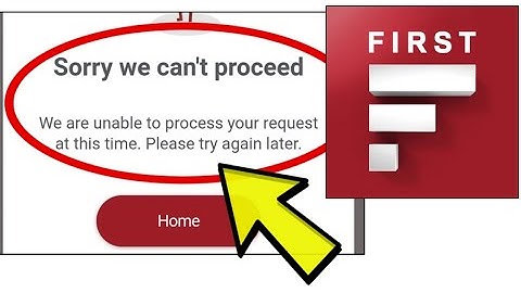 Fix IDFC FIRST Bank App Sorry we can
