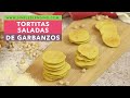 TORTITAS SALADAS DE GARBANZOS | Minitortitas de harina de garbanzo | Tortillas sin gluten