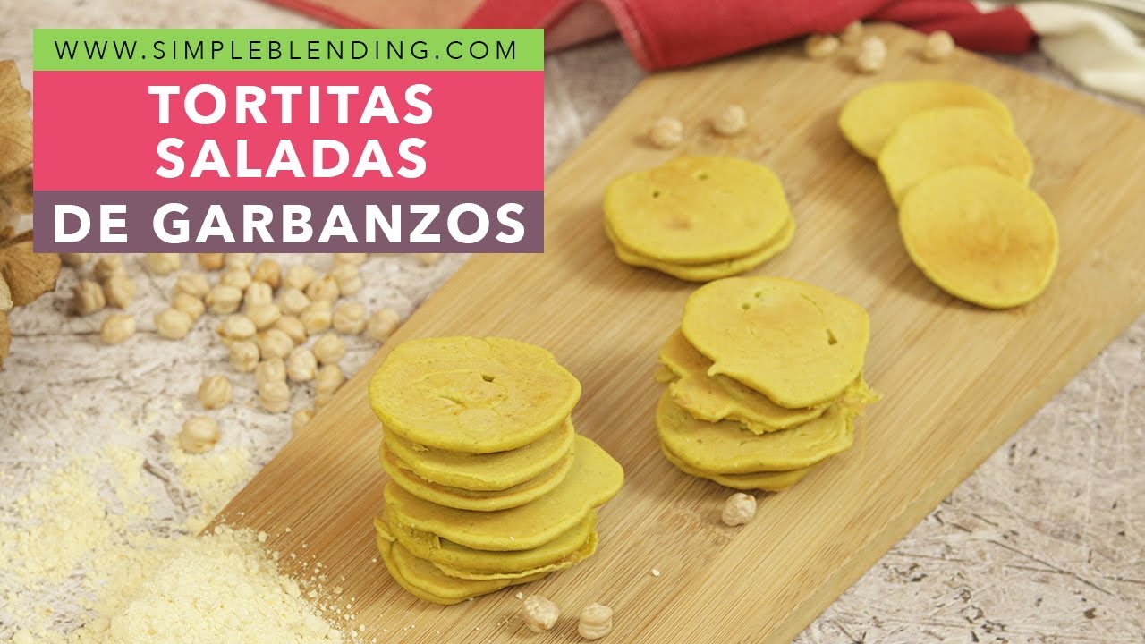 TORTITAS SALADAS DE GARBANZOS | Minitortitas de harina de garbanzo | Tortillas sin gluten