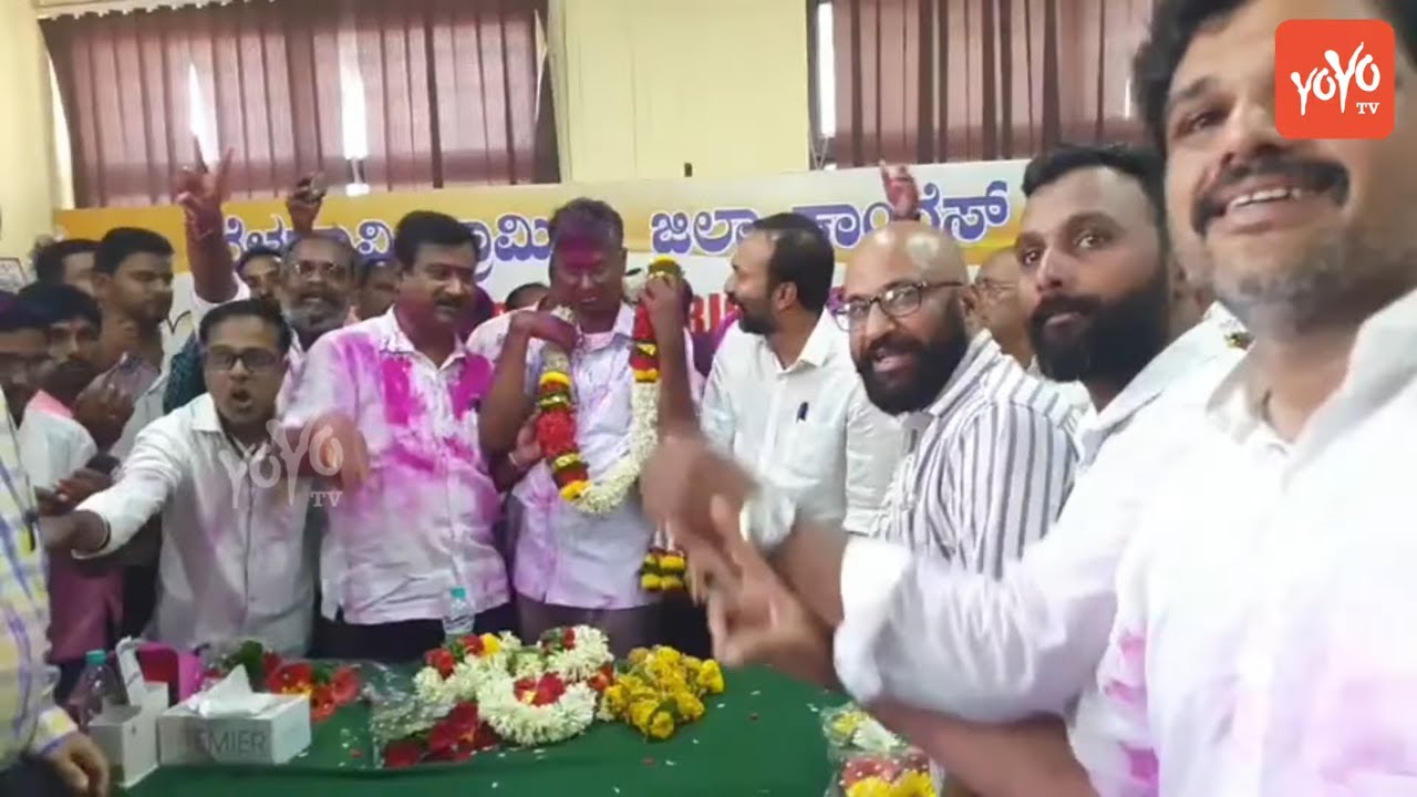 belagavi election results 2023: satish jarkiholi victory celebration video at yemakanmard |yoyotvkan