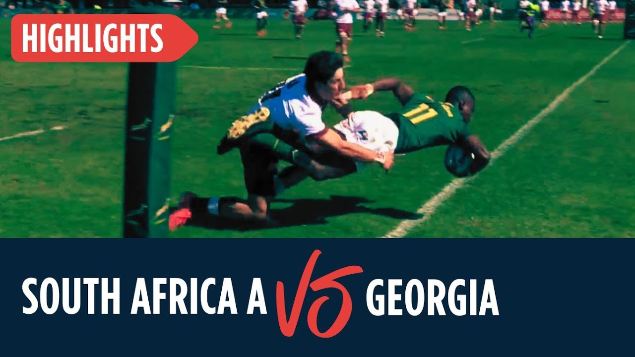 Rugby - South Africa A vs Georgia - u18 International Series - 12 August 2025