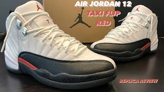 NEW RELEASE! AIR JORDAN 12 TAXI FLIP RED! Unboxing, Review & ON FOOT! 🔥🔴⚫️