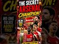 Arsenal’s “Cheating” Won Them the Premier League! #arsenal #premierleague
