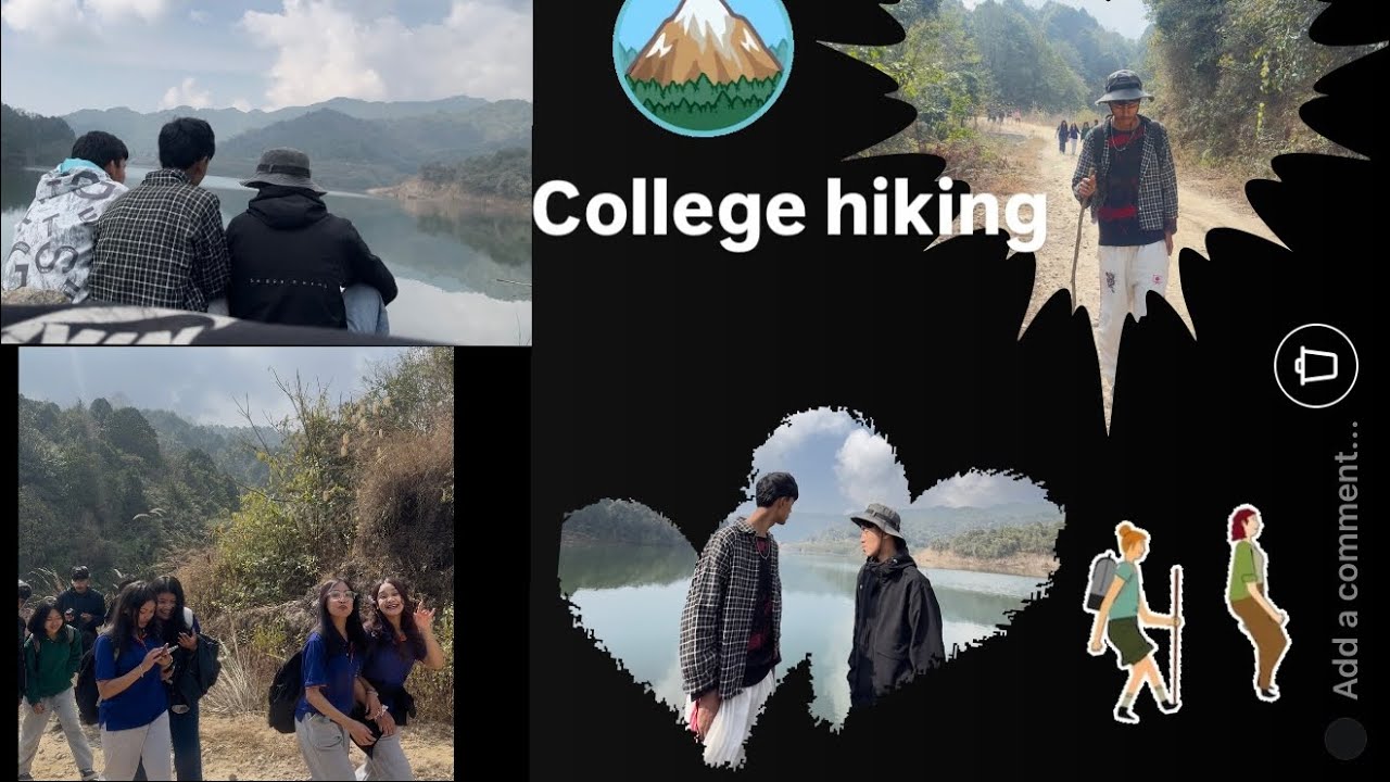 College Hiking🥲😂😝❤️