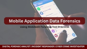 Mobile Application Investigation using Mobiledit Forensic Tool #forensicacademy #cyberforensics