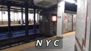 NYC マンハッタンを歩く　地下鉄駅(アメリカ　カナダ周遊航空券)Manhattan Subway(Round trip ticket Canada, USA)