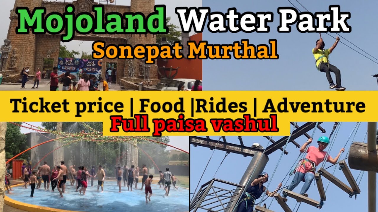 Mojoland water park Sonipat Water & Adventure Park Ticket price