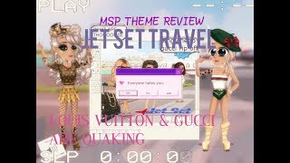 MSP theme review - Jet set travel / LOUIS VUITTON & GUCCI ARE QUAKING screenshot 5