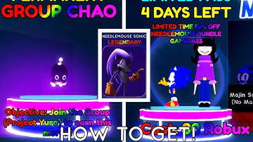 HOW TO GET THE NEEDLEMOUSE SKIN + GROUP CHAO IN SONIC SPEED SIMULATOR!! (RP Mode)
