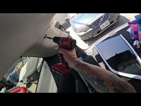 2025 Volvo EX90 Quarter Glass Interior Removal