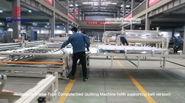 Computerized CNC Single Head Quiltng Machine With Belt Support