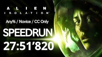 Alien:Isolation speedrun Any% Novice CC only 27:51