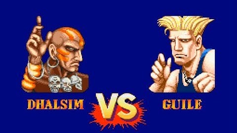 Street Fighter II Turbo Hyper Fighting - Dhalsim vs. Guile - Hardest Setting