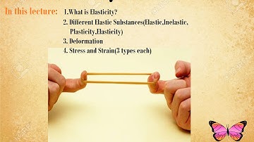 Elasticity (Part 1)