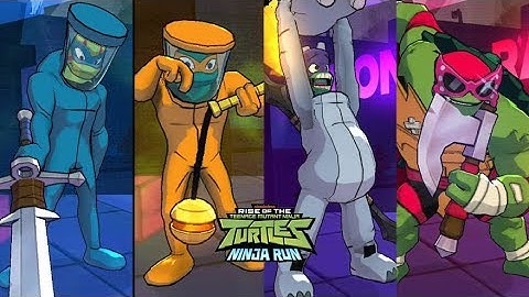 Cool Weapon And Costumes - Rise Of TMNT Ninja Run - Part10
