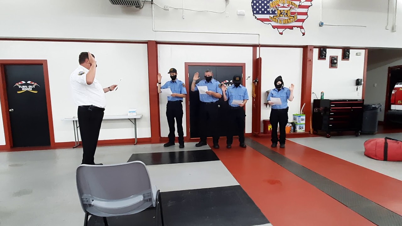 North Bend Fire Department Volunteer Firefighter Pinning Ceremony YouTube
