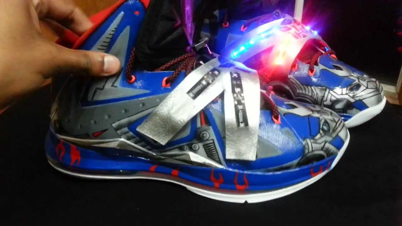 transformer light up shoes
