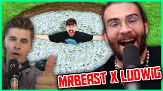 I Buried $100,000, Go Find It | Hasanabi Reacts to MrBeast x Ludwig