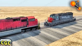 BeamNG Drive My Train MOD VS Tram And Another Train MOD screenshot 3