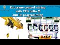 Eot crane control wiring with VFD and its programming | Industrial crane remote wiring |