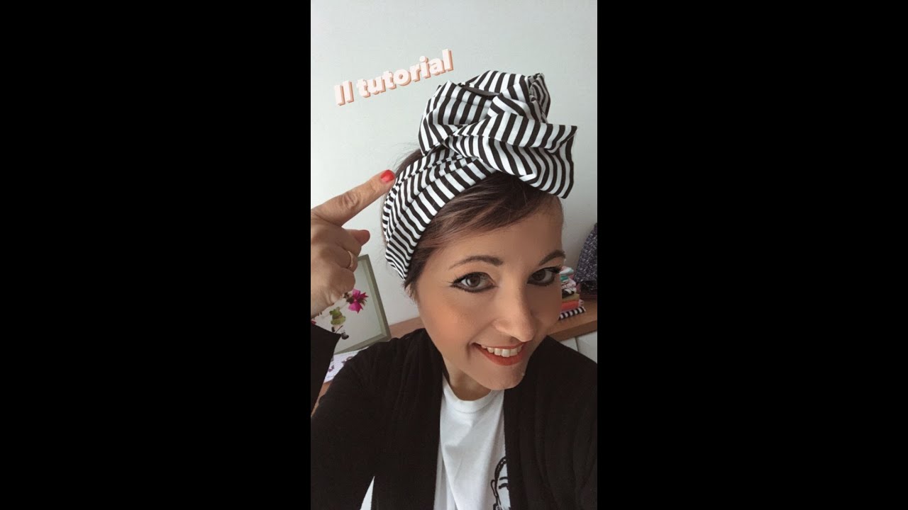 Tuturial fascia turbante modellabile