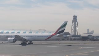 Dubai (DXB) aircraft departures compilation