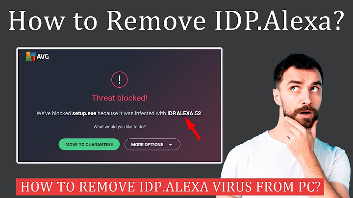 Weve blocked because it was infected with idp.generic là gì năm 2024